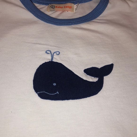 Baby Luigi Whale 🐳 Romper - Picture 2 of 4